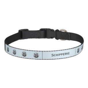 Schipperke Painting - Cute Original Dog Art Pet Collar