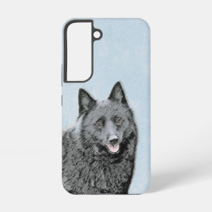 Schipperke Painting - Cute Original Dog Art Samsung Galaxy S22 Case