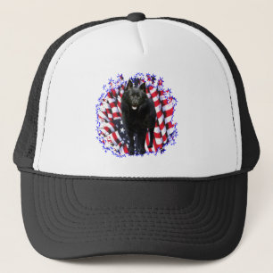 Schipperke Patriot Trucker Hat