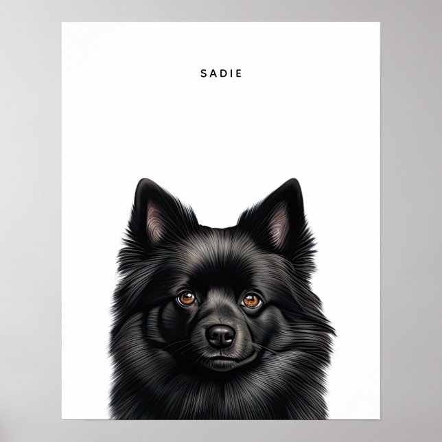 Schipperke Personalized Print (Front)