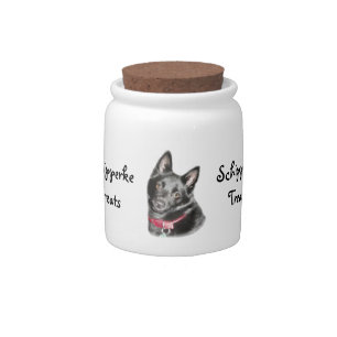 Schipperke Picture Candy Jar