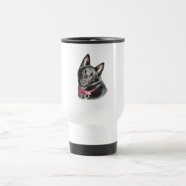 Schipperke Picture Travel Mug (Center)