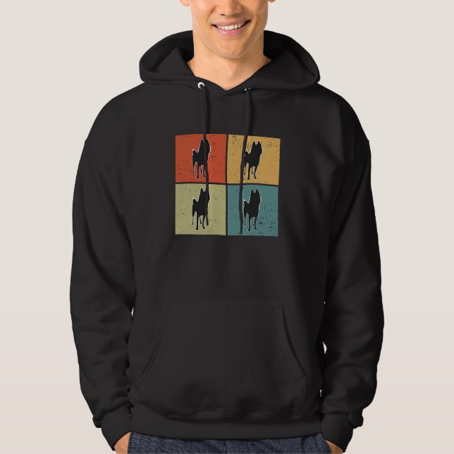 Schipperke Vintage  4 Hoodie (Front)
