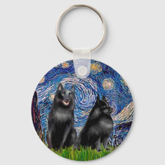 Schipperkees (two,5&amp;6) - Starry Night Keychain