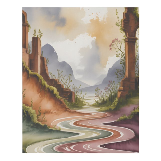 Schism II Faux Canvas Print (Front)