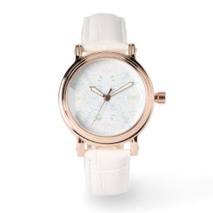 Schism Light Rainbow Abstract Watercolor Art Watch