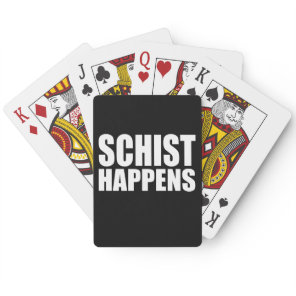 Schist Happens Geology Poker Cards