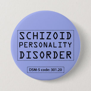 Schizoid Personality Disorder DSM-5 button