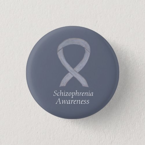 Schizophrenia Awareness Ribbon Custom Pins