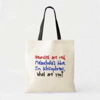 Schizophrenic Humor Bags