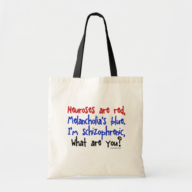 Schizophrenic Humor Bags (Front)