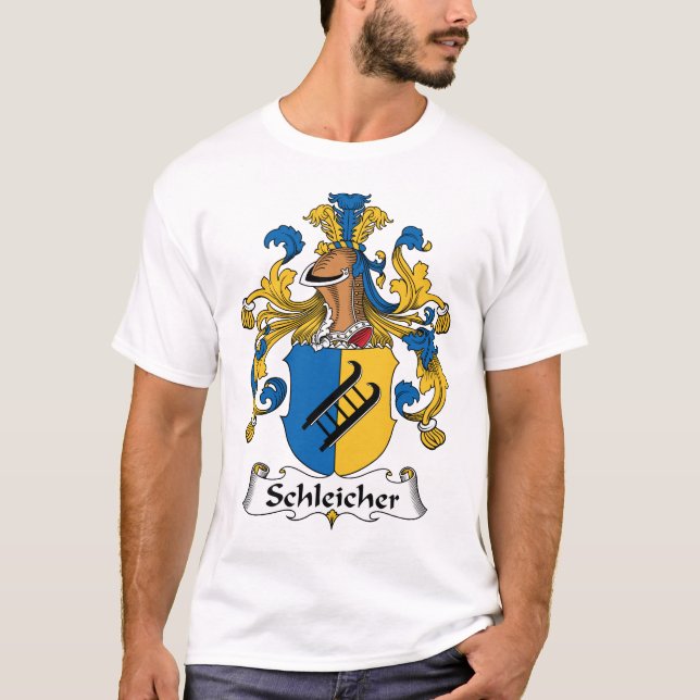 Schleicher Family Crest T-Shirt (Front)