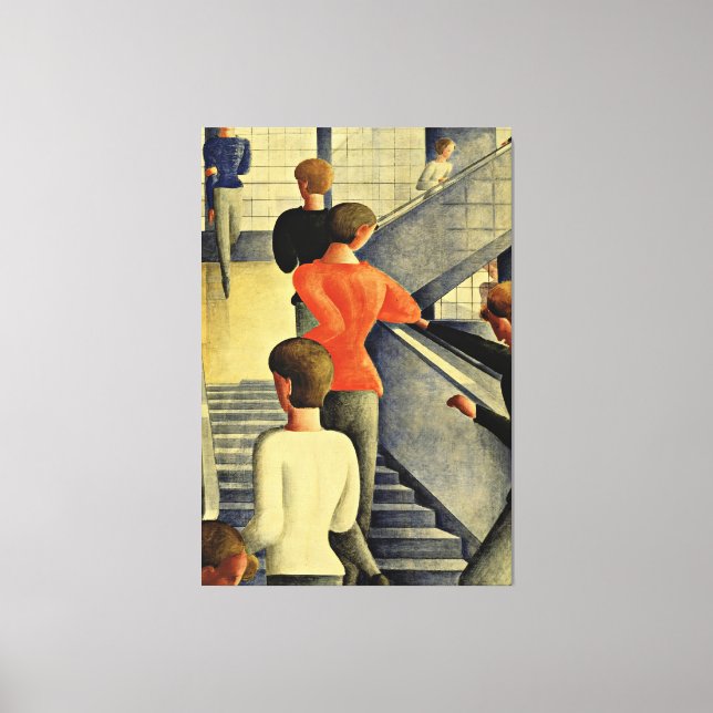 Schlemmer - Bauhaus Stairway Canvas Print (Front)