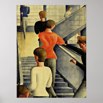 Schlemmer - Bauhaus Stairway Poster by Virginia5050 at Zazzle