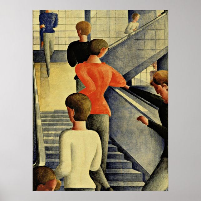 Schlemmer - Bauhaus Stairway Poster (Front)