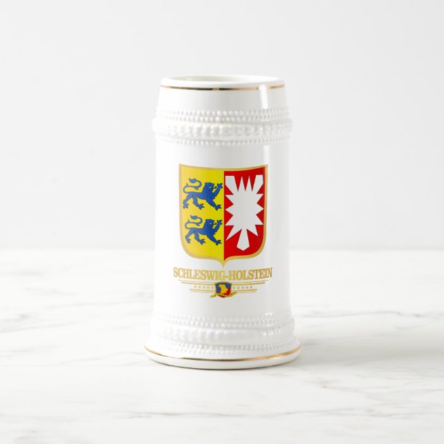 Schleswig-Holstein COA Beer Stein (Center)