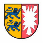 Schleswig-Holstein Coat of Arms Statuette<br><div class="desc">The coat of arms of Schleswig-Holstein on many interesting products</div>