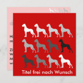 Schlichte Doggen (Front/Back)