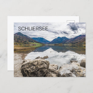 Schliersee Bavaria Lake Germany Panorama Souvenir Holiday Postcard