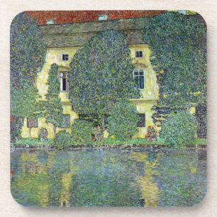 Schloss Kammer on the Attersee III By Gustav Klimt Beverage Coaster