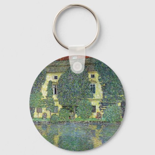 Schloss Kammer on the Attersee III By Gustav Klimt Keychain