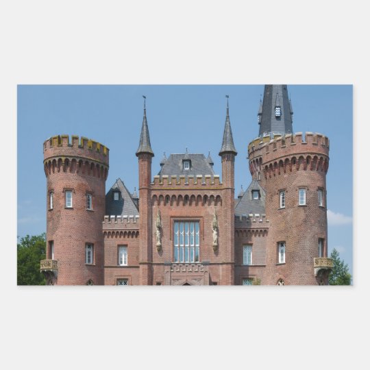 Schloss Moyland Castle Rectangular Sticker