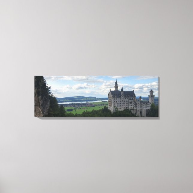 Schloss Neuschwanstein Canvas Panorama (Front)