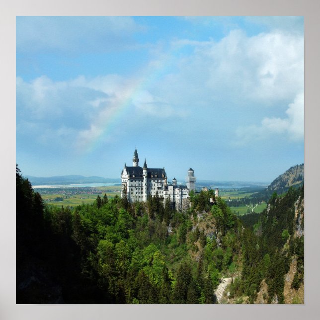 Schloss Neuschwanstein Composite Poster (Front)