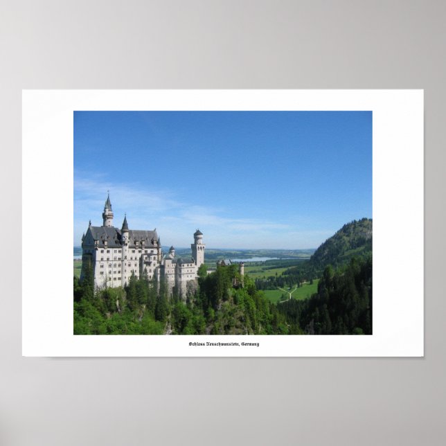 Schloss Neuschwanstein, Germany Poster (Front)
