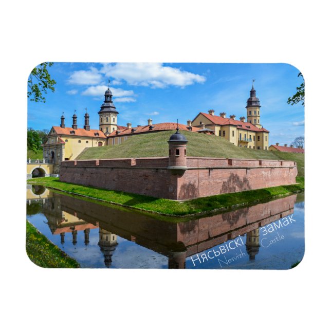 Schloss Njaswisch - Weißrussland Magnet (Horizontal)