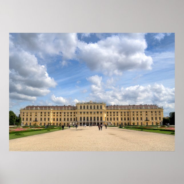 Schloss Schönbrunn Vienna Austria Poster (Front)