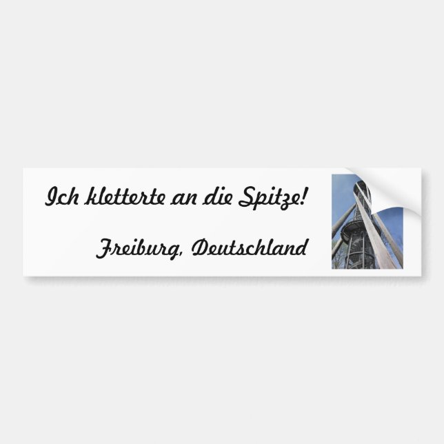Schlossberg Bumper Sticker (Front)
