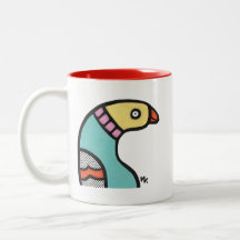 Schlumpy Bird Coffee Mug