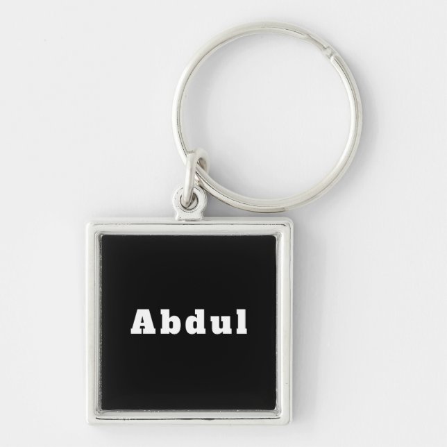 Schlüsselanhänger mit Namen Abdul Keychain (Front)