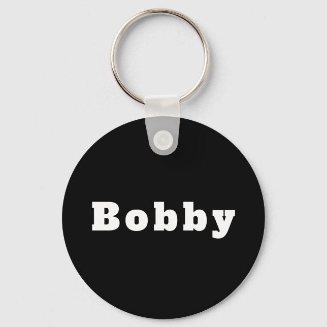 Schlüsselanhänger mit Namen Bobby Keychain (Front)