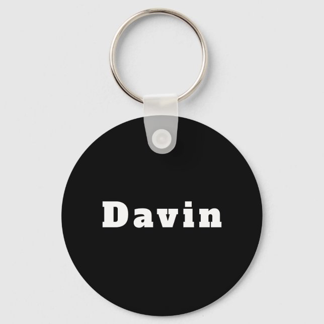 Schlüsselanhänger mit Namen Davin Keychain (Front)