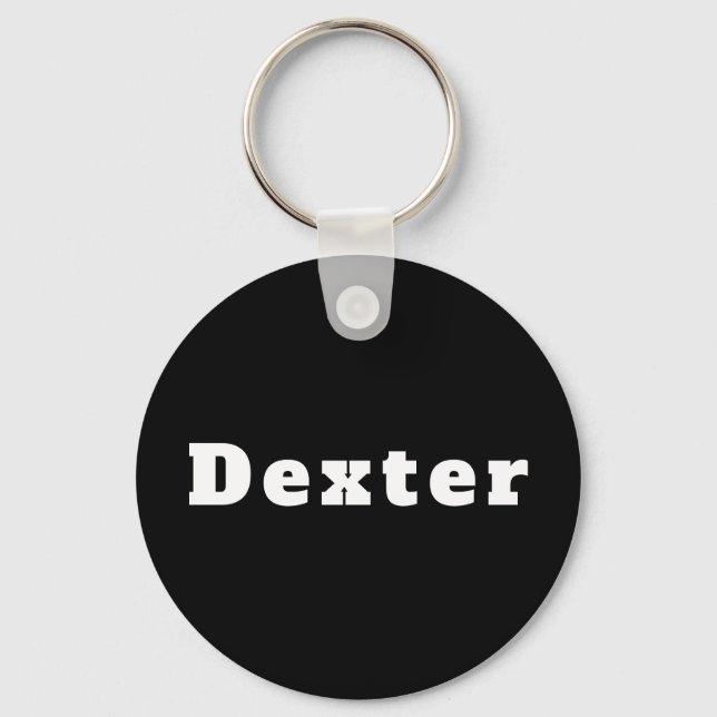 Schlüsselanhänger mit Namen Dexter Keychain (Front)