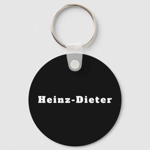 Schlsselanhnger mit Namen Heinz_Dieter Keychain