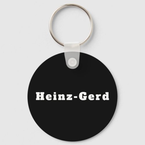 Schlsselanhnger mit Namen Heinz_Gerd Keychain