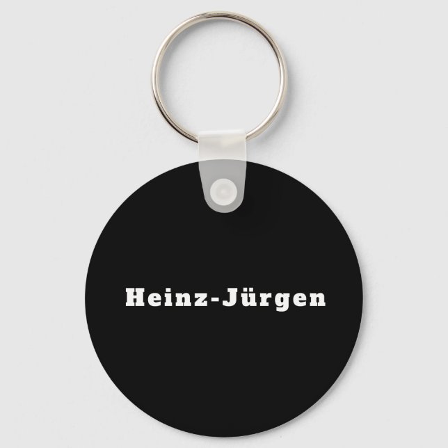 Schlüsselanhänger mit Namen Heinz-Jürgen Keychain (Front)