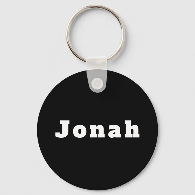 Schlüsselanhänger mit Namen Jonah Keychain (Front)