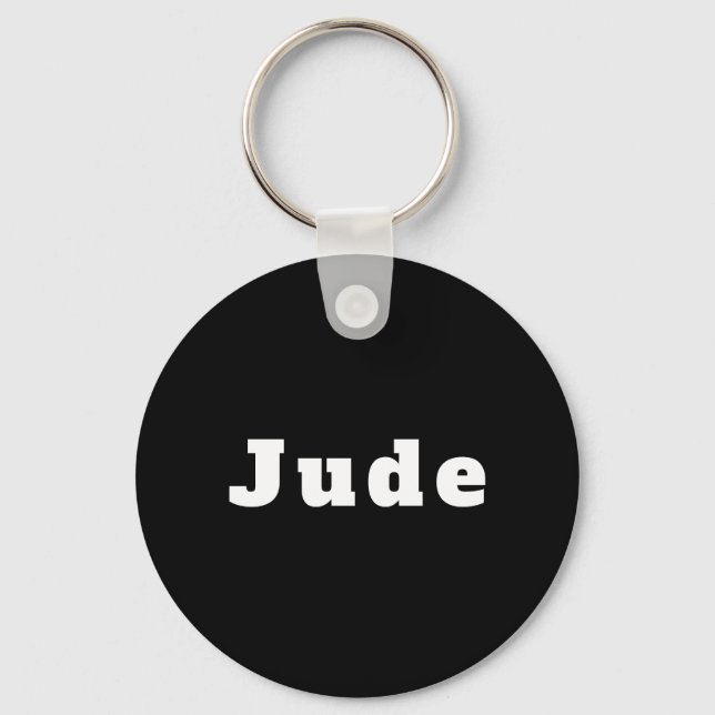 Schlüsselanhänger mit Namen Jude Keychain (Front)