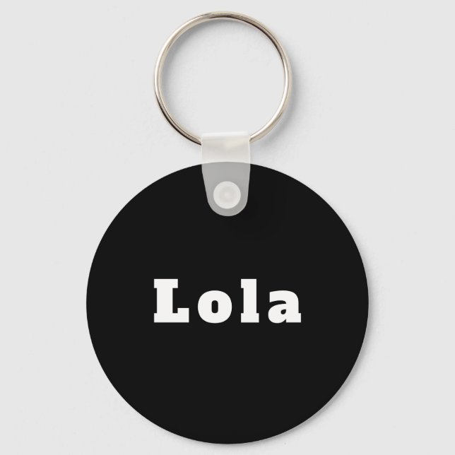 Schlüsselanhänger mit Namen Lola Keychain (Front)