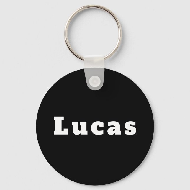 Schlüsselanhänger mit Namen Lucas Keychain (Front)
