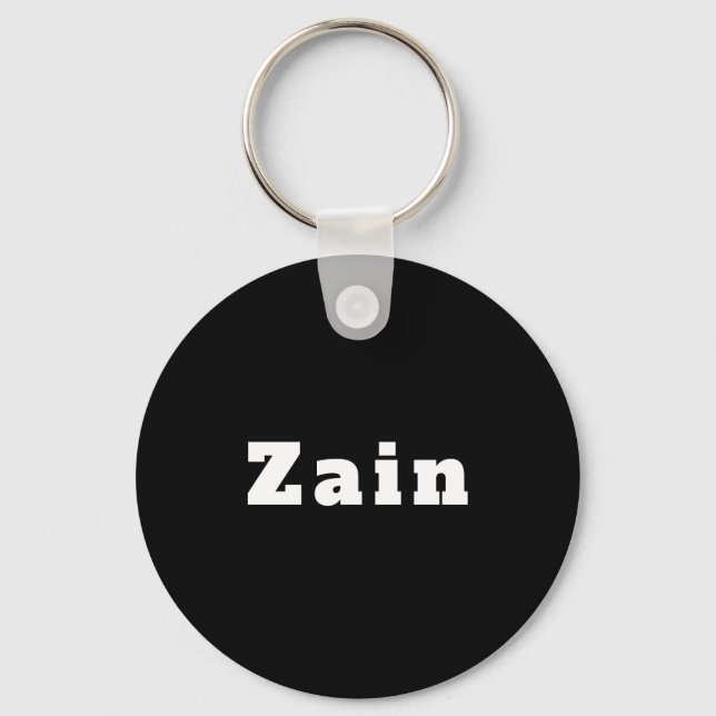 Schlüsselanhänger mit Namen Zain Keychain (Front)