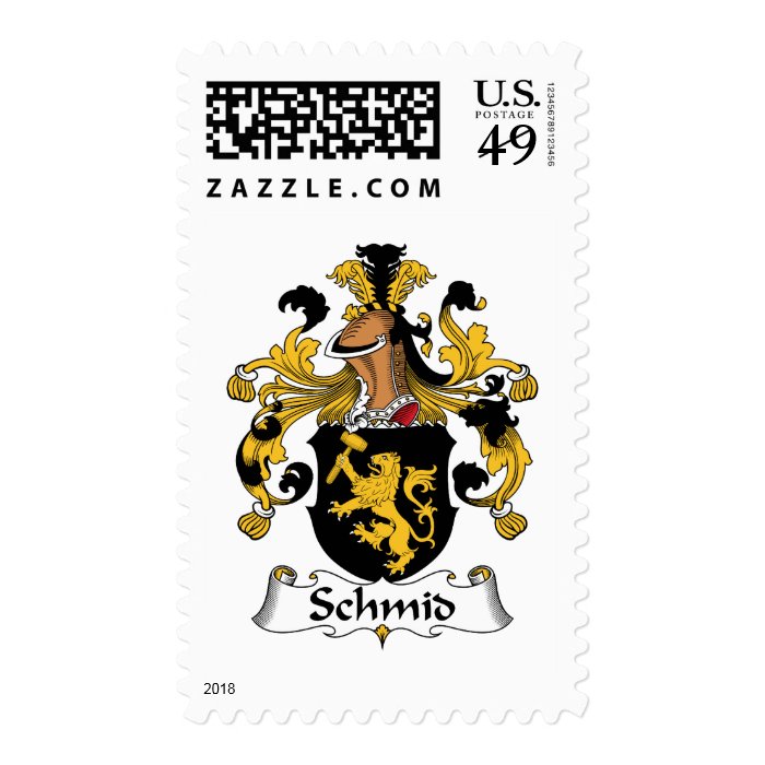 Schmid Family Crest Stamps