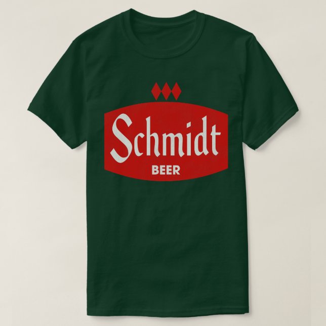 Schmidt Beer Retro Defunct Brewing T-Shirt (Design Front)