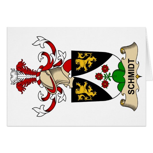 Schmidt Family Crest Cards (Front Horizontal)
