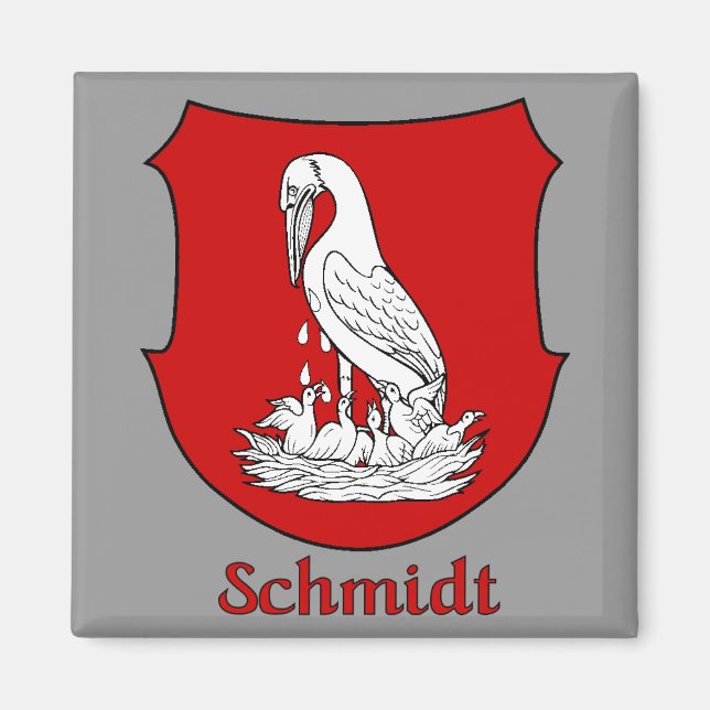 Schmidt Family Shield Magnet (Front)