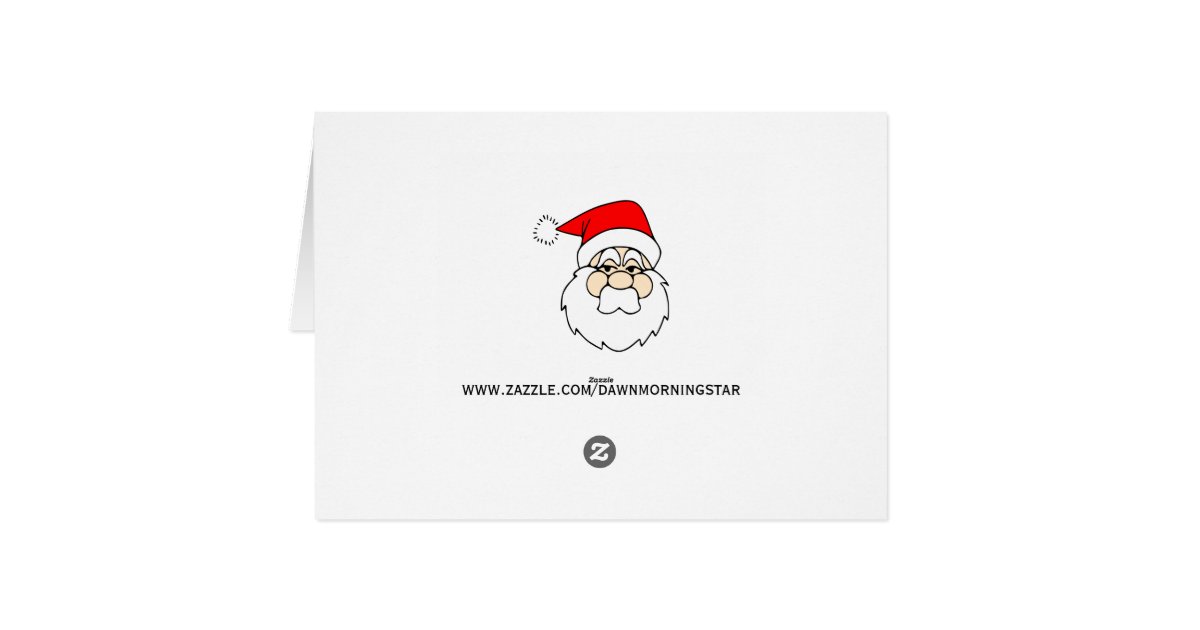 Schmidt House Cartoon Christmas Card | Zazzle